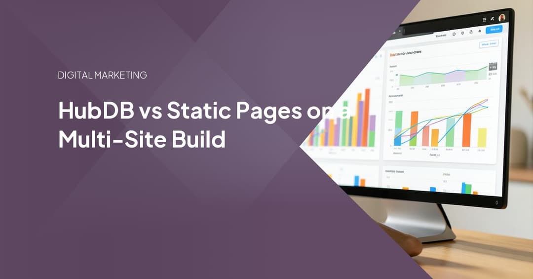 HubDB vs Static Pages on a Multi-Site Build