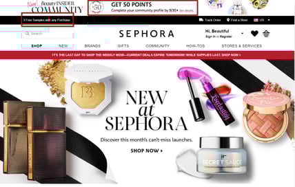 Offers for ecommerce websites