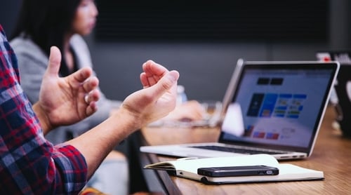 Design process people talking