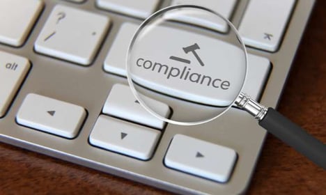 Close up image of a Mac keyboard but the Enter button is instead a 