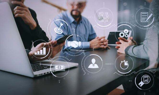 People working together.